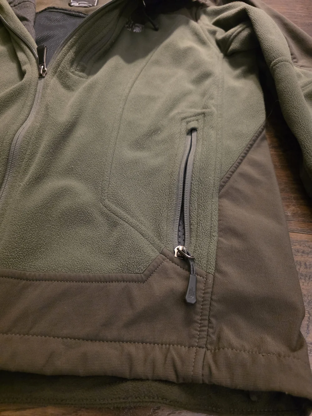 The North Face Olive Green Lightweight Full-Zip Shirt Jacket